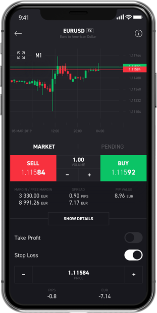 iphone black front_trading screen_stopka